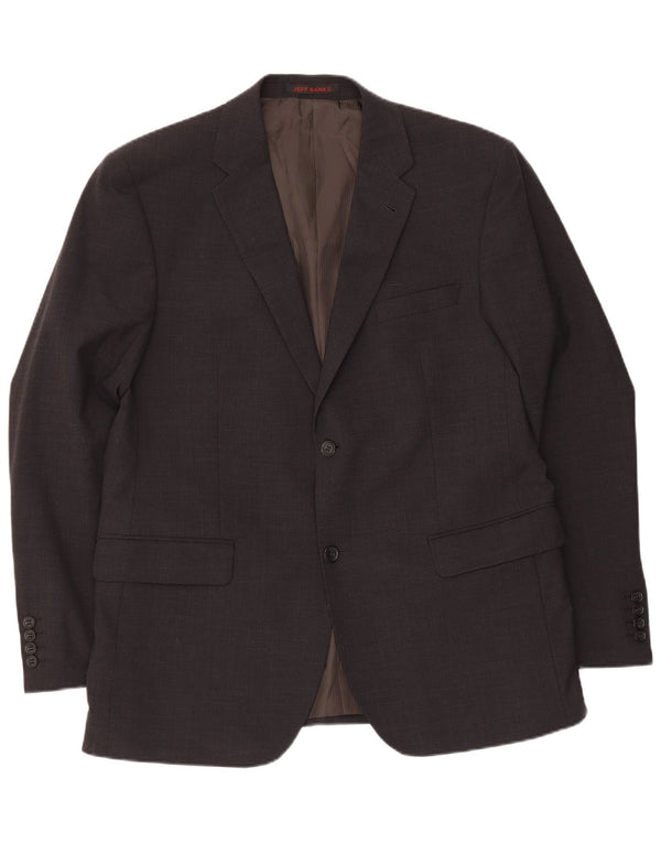 Sacou Jeff Banks pentru bărbați cu 2 nasturi, UK 42 XL, lână gri