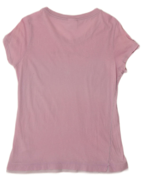 Tricou grafic pentru femei Champion Easy Fit Top UK 12 Medium Pink Bumbac