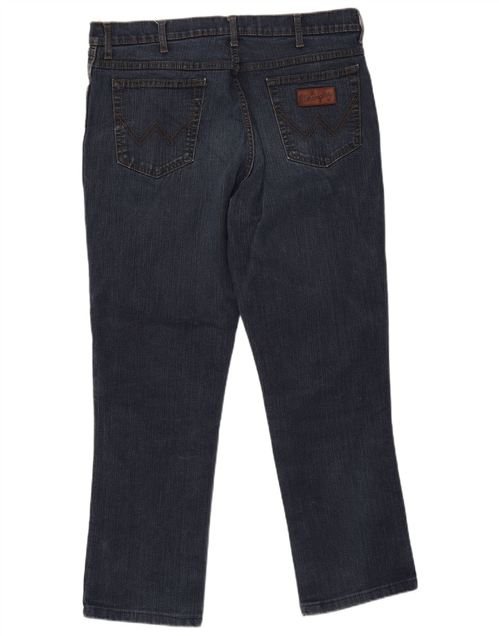 WRANGLER Blugi pentru bărbați Texas Stretch drepte W38 L30 bumbac bleumarin