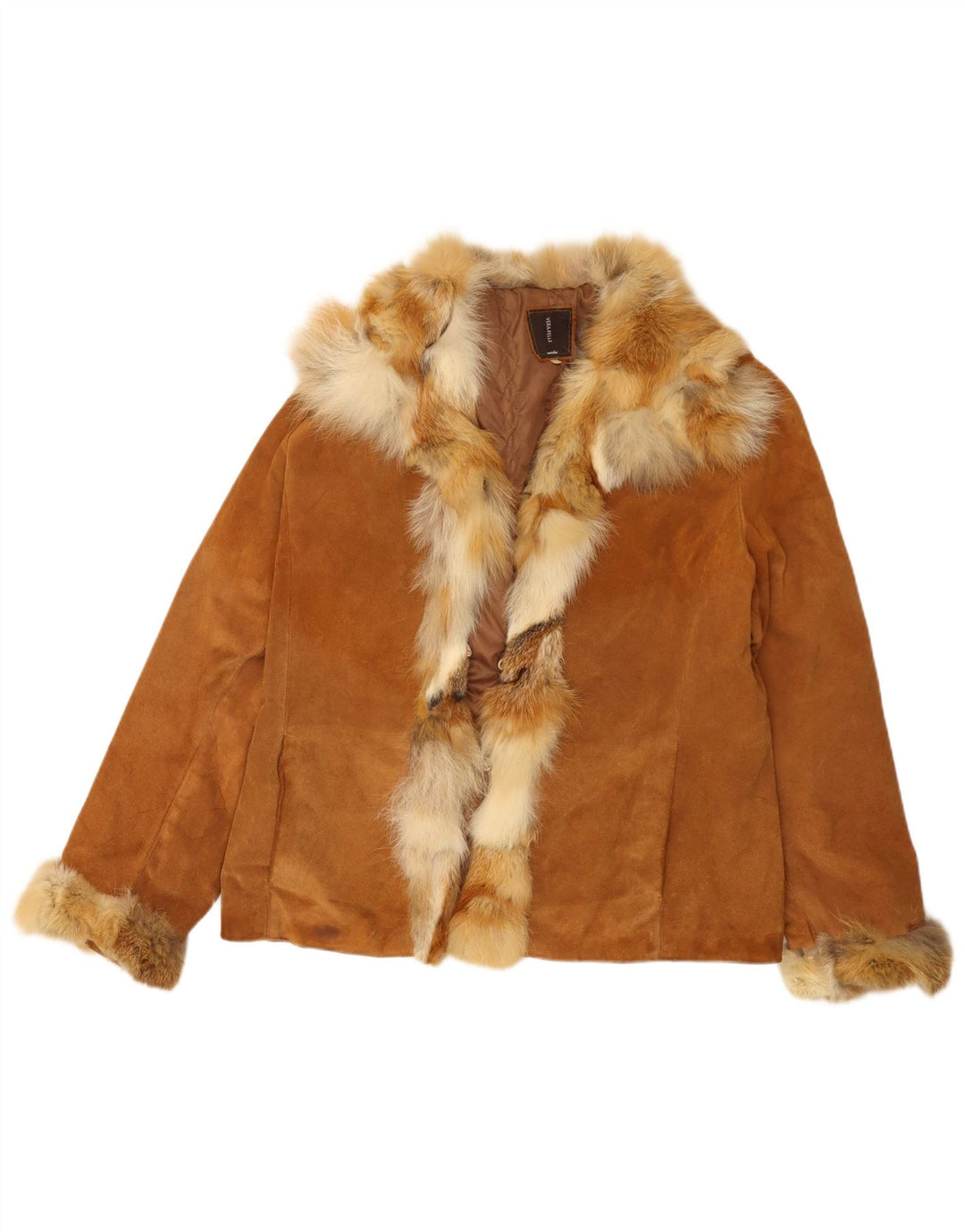 Jacheta de piele intoarsa pentru femei Conbipel IT 48 XL din piele bej