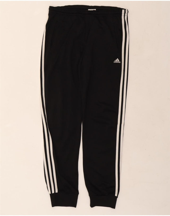 Pantaloni de trening pentru bărbați Adidas Pantaloni de jogging UK 38/40 Poliester mediu negru