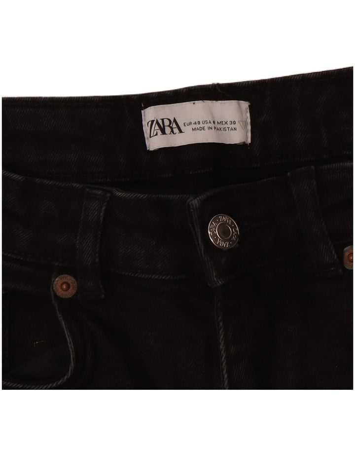 Blugi tăiați pentru femei Zara EU 40 Medium W30 L24 Negri