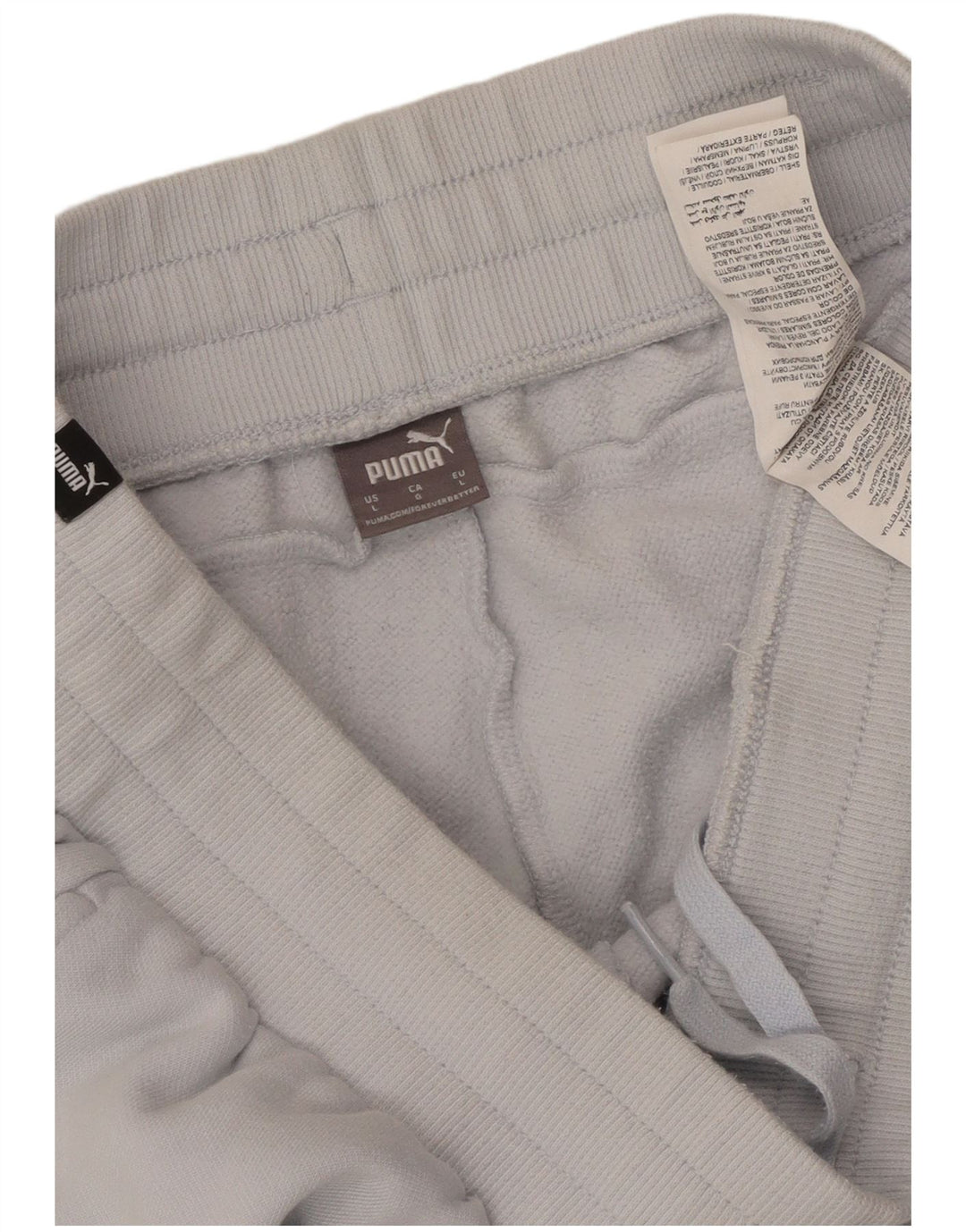 Pantaloni de trening PUMA pentru femei Joggeri UK 14 Mare Bumbac albastru