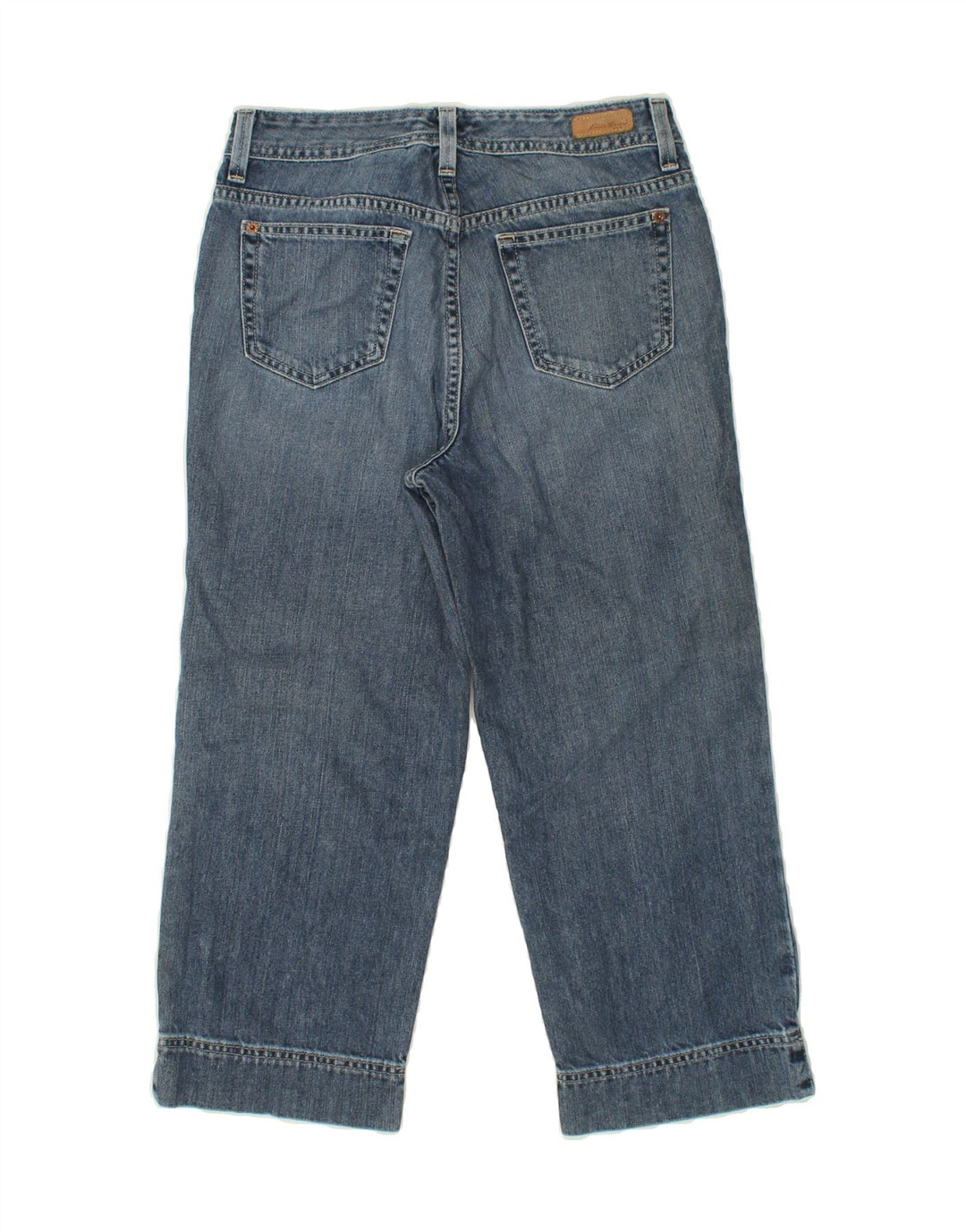 EDDIE BAUER Womens Cropped Jeans US 4 Small W26 L21  Blue Cotton Vintage Eddie Bauer and Second-Hand Eddie Bauer from Messina Hembry 