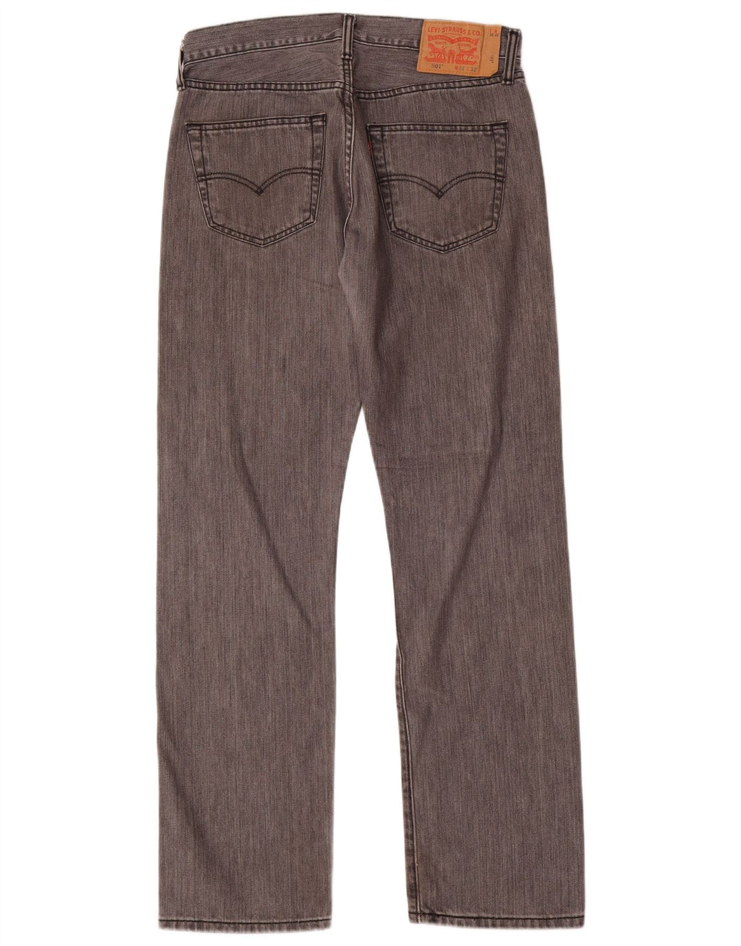 Blugi 501 drepti pentru bărbați Levi's W32 L32 bumbac gri