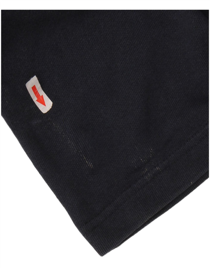 Hanorac grafic pentru bărbați LEVI'S Pulover mare din bumbac bleumarin