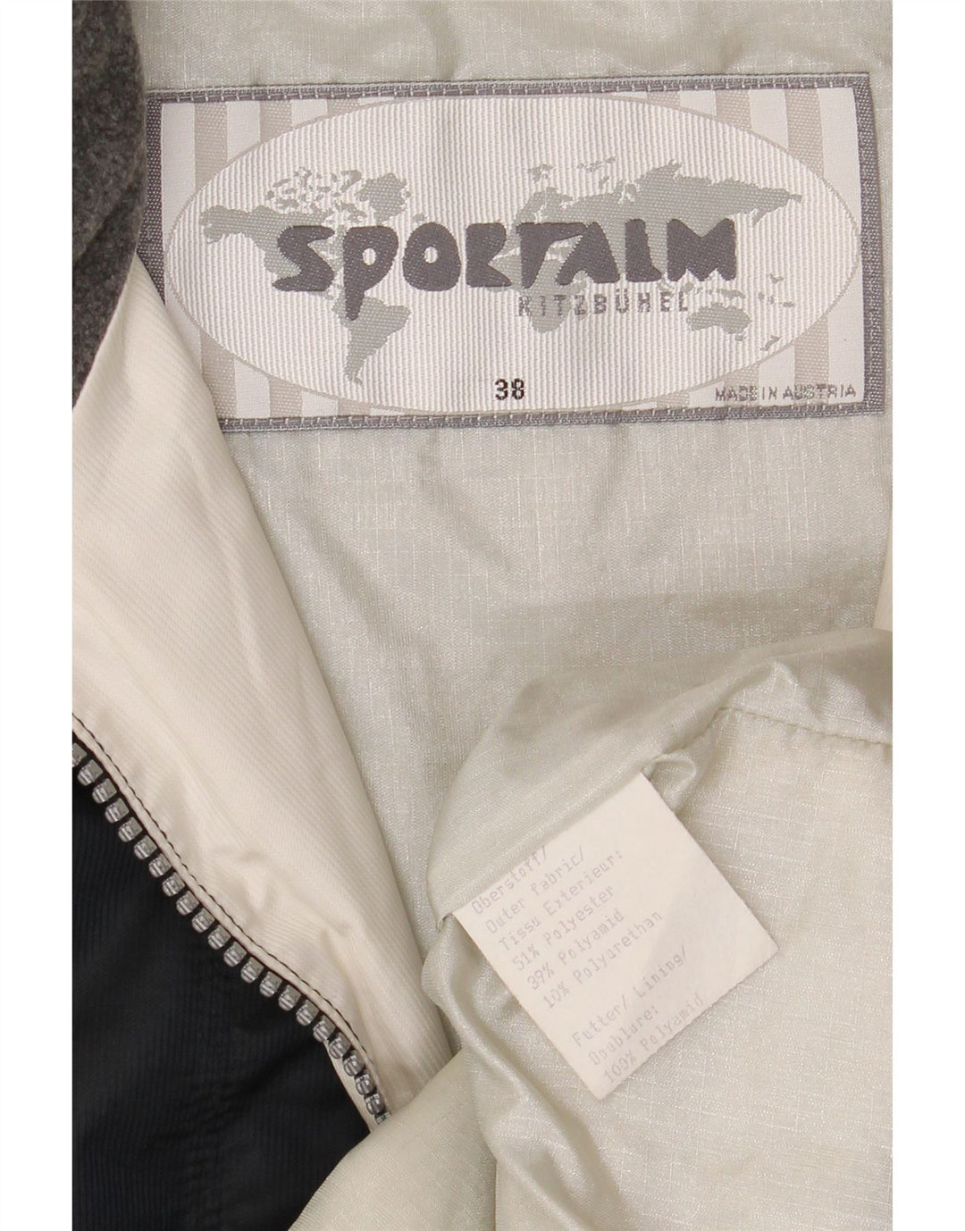 Jachetă de schi Sportalm pentru bărbați cu grafică EU 38 Medium Bleumarin Colorblock