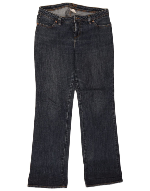 Blugi Hobbs de damă cu bootcut UK 12 Medium W32 L32 Bumbac bleumarin