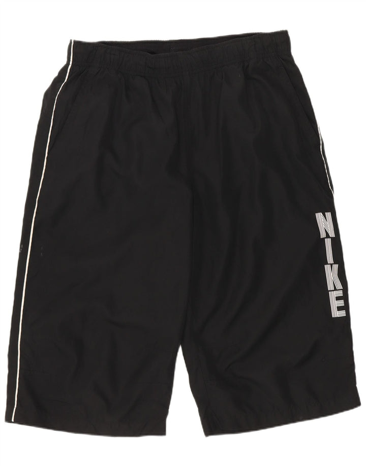 Pantaloni scurți sport grafic Nike pentru bărbați, mari, negru, poliester