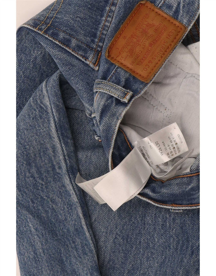Blugi drepti pentru bărbați Levi's W26 L30 Bumbac albastru