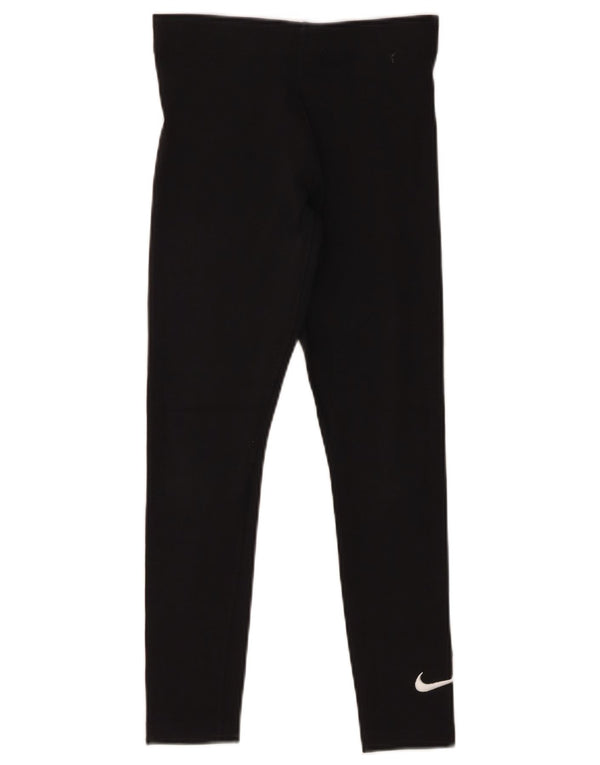 Leggings pentru fete Nike 10-11 ani negru mediu