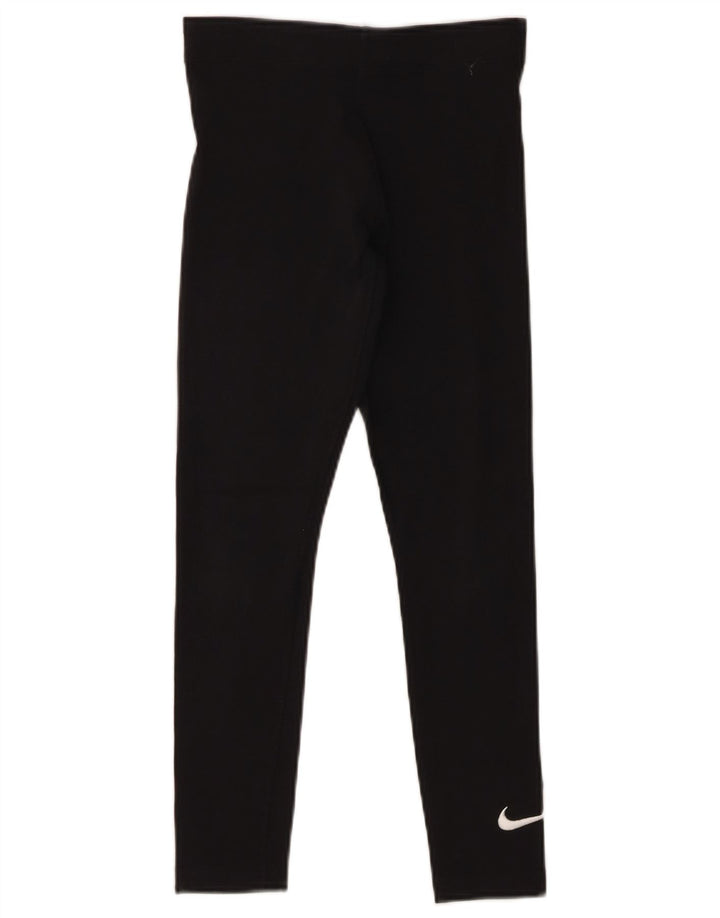 Leggings pentru fete Nike 10-11 ani negru mediu