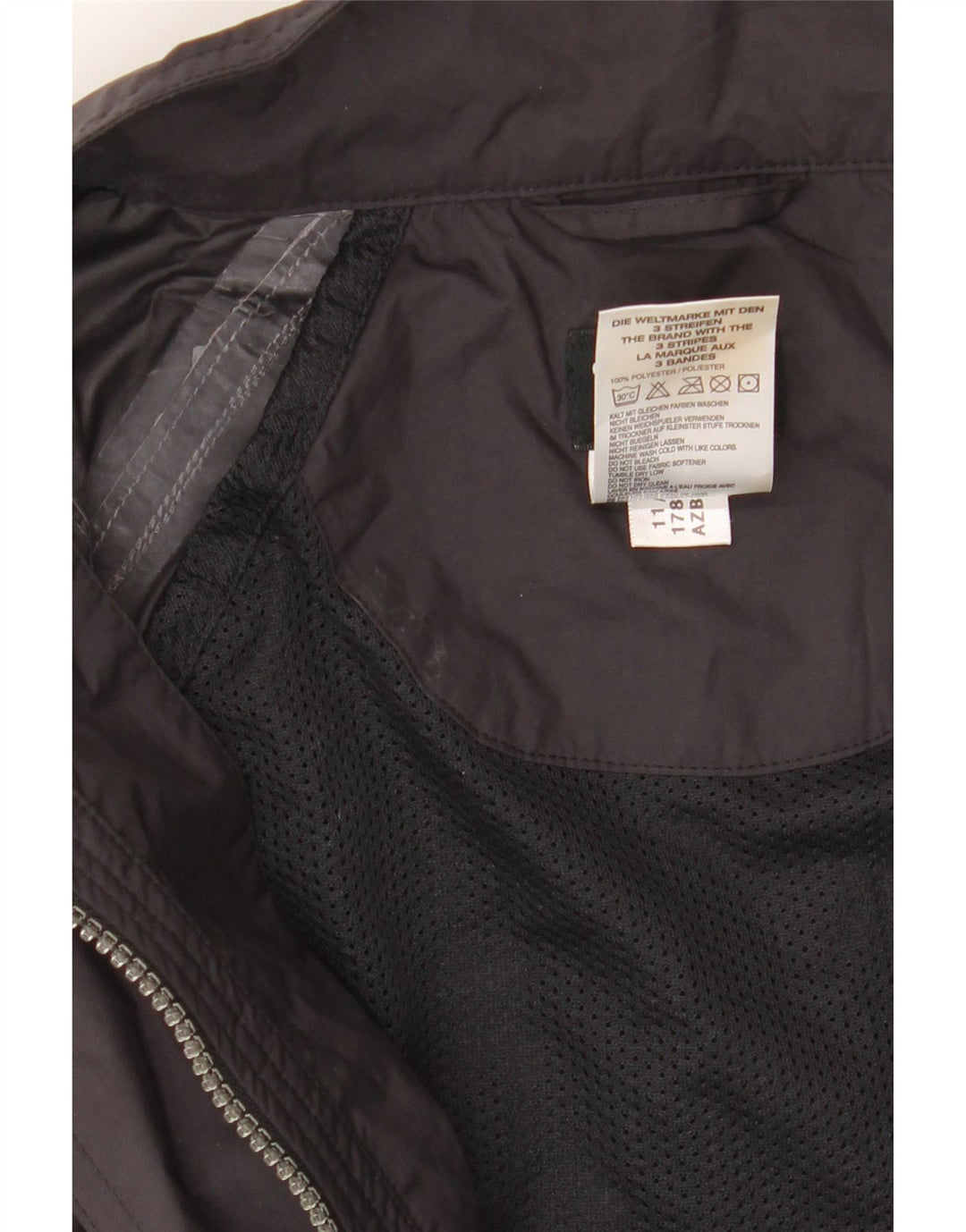 Jachetă de ploaie Climashell Adidas pentru femei UK 18 XL poliester negru