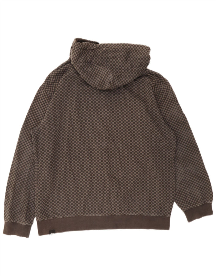 Pulover Vans Graphic Zip Hoodie pentru bărbați XL Gri Geometric