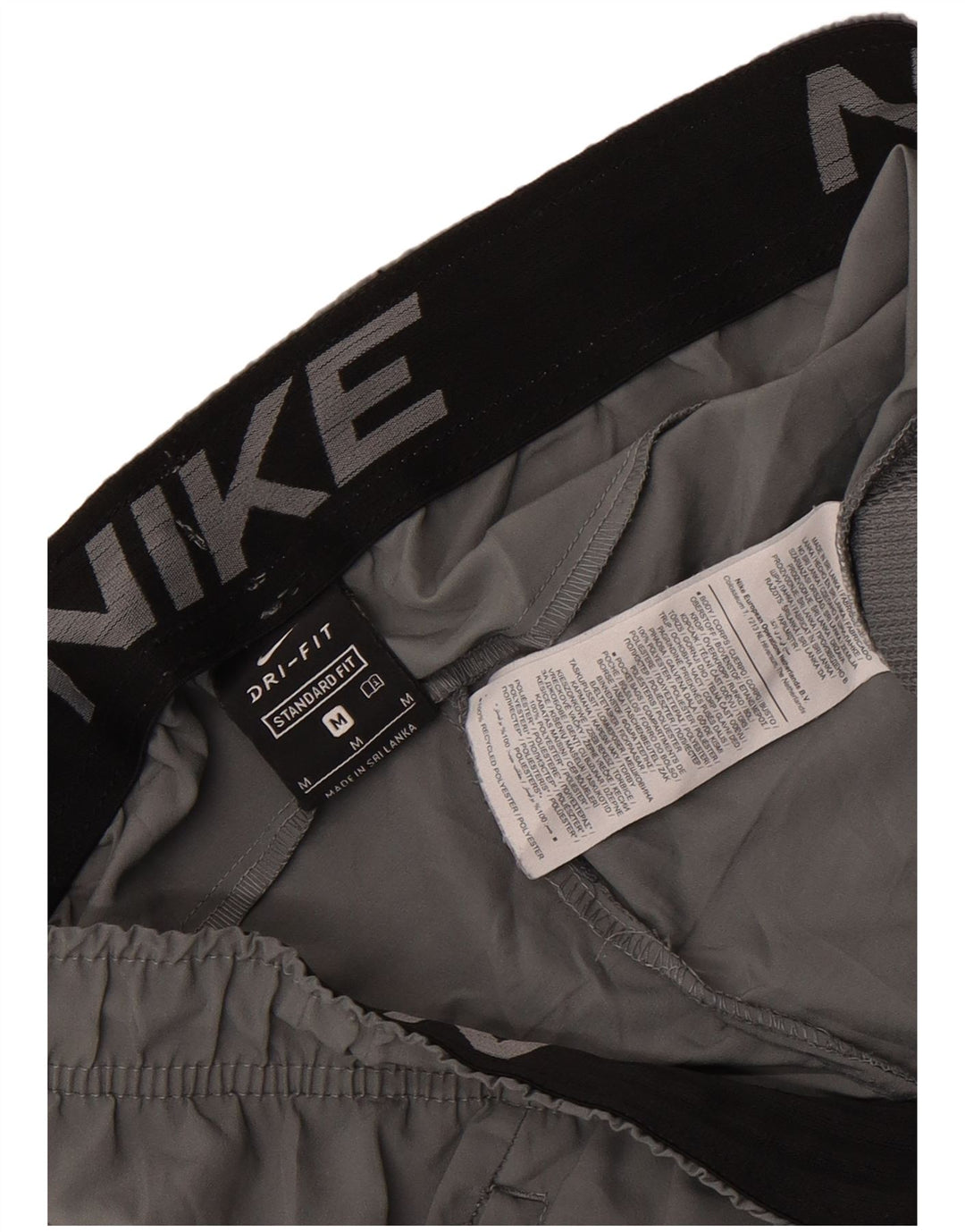 Pantaloni scurți sport Nike Dri Fit Standard Fit, gri mediu, poliester