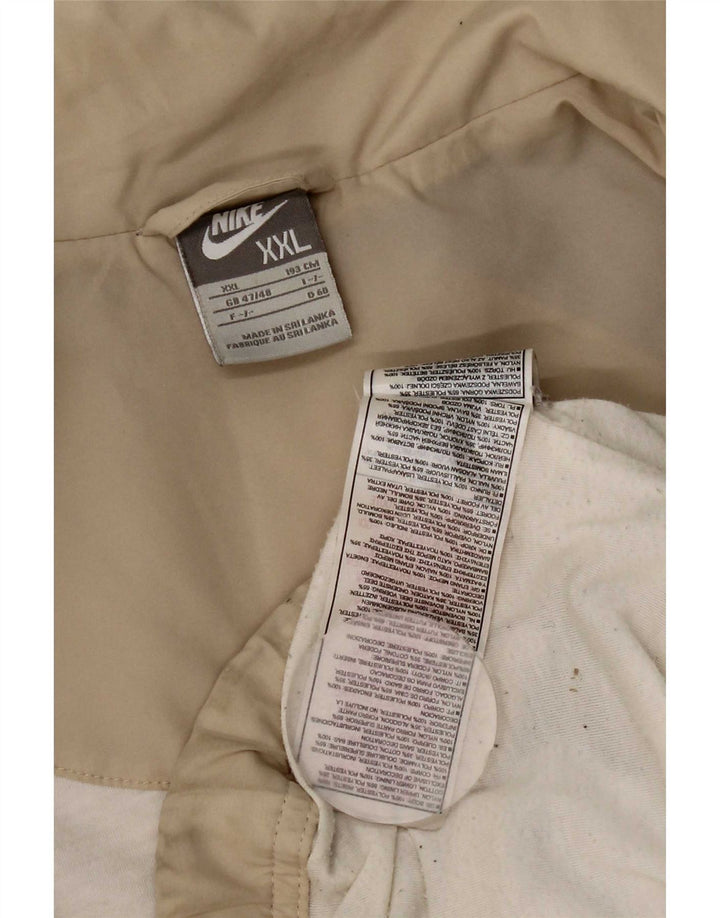 Jachetă de trening pentru bărbați Nike Marea Britanie 47/48 2XL Bej Poliester bloc de culoare