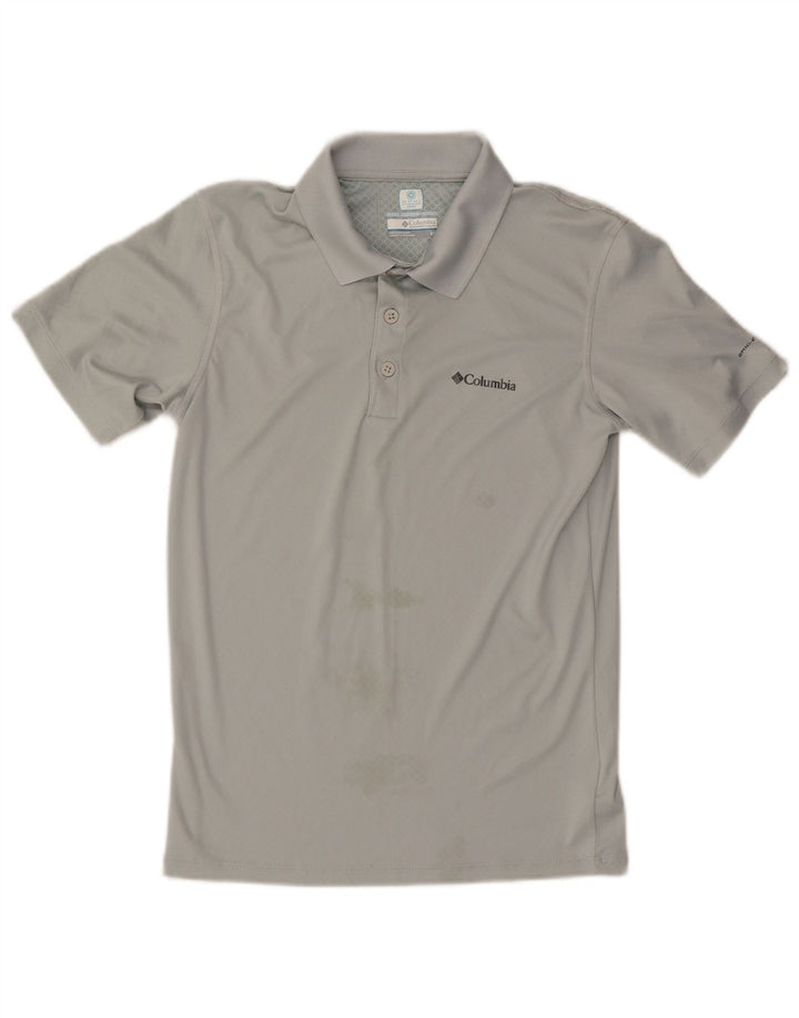 Tricou polo COLUMBIA Omni-Freeze Zero pentru bărbați, mic, gri, poliester