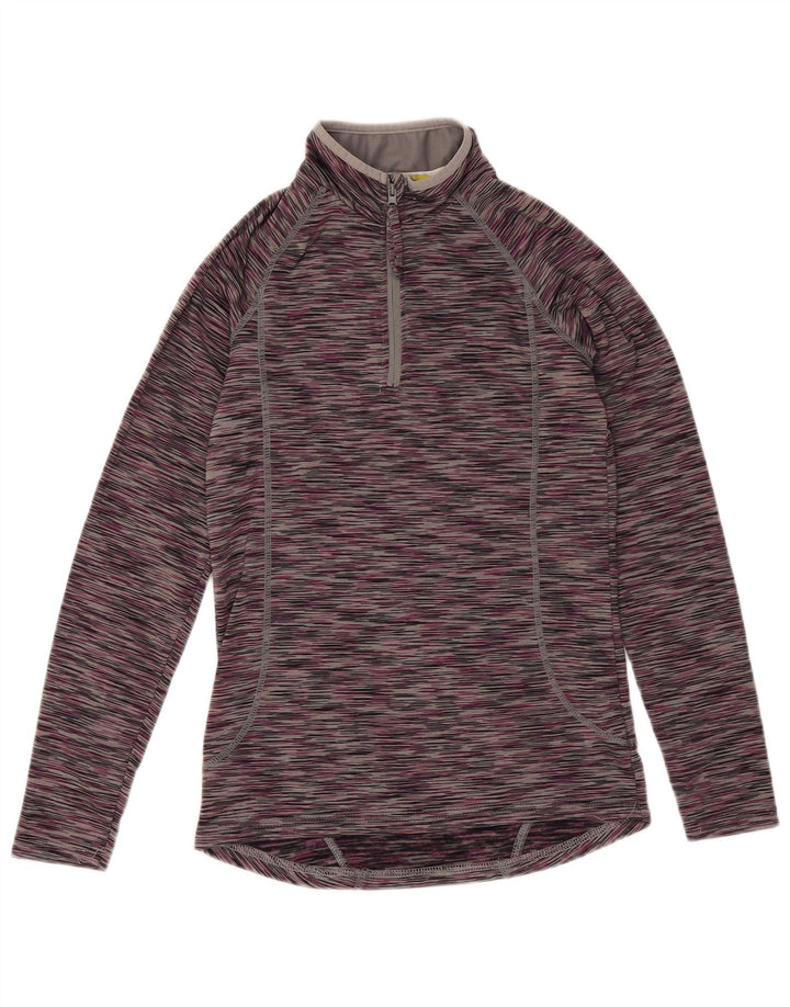 Pulover pentru femei Mountain Warehouse Trening Top UK 8 Small Multicolor