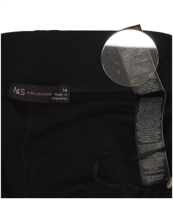 Leggings pentru femei Marks & Spencer UK 14 mari, viscoză, albastru
