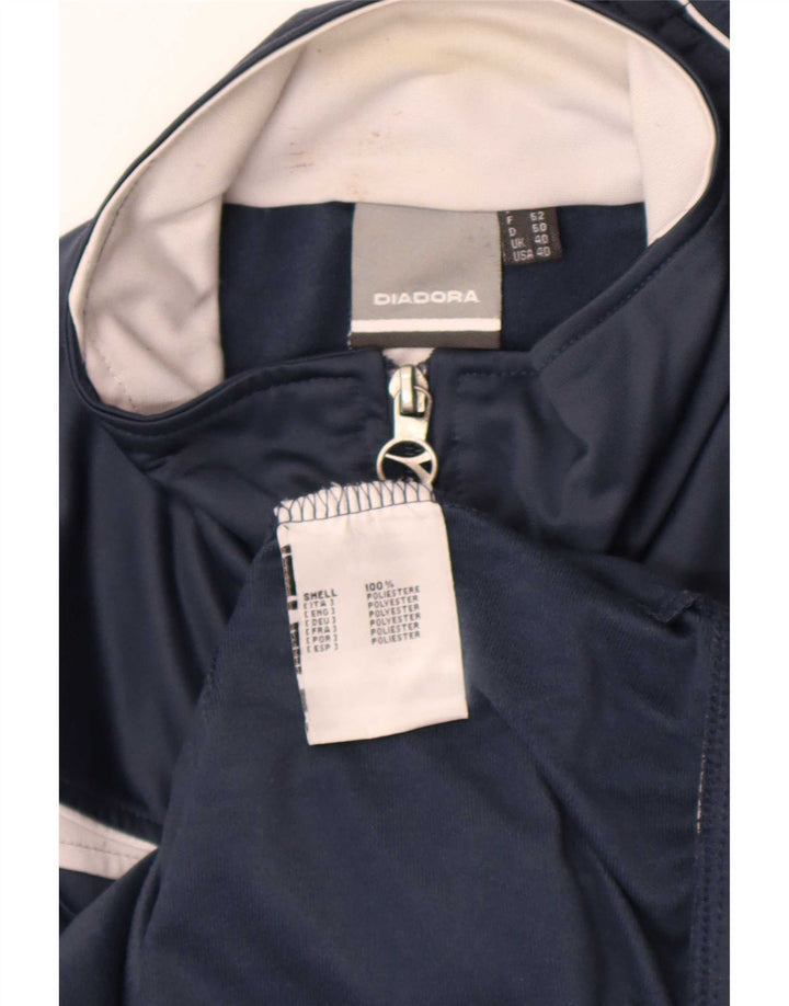 Jachetă de trening Diadora pentru bărbați UK 40 Medium Bleumarin Colorblock