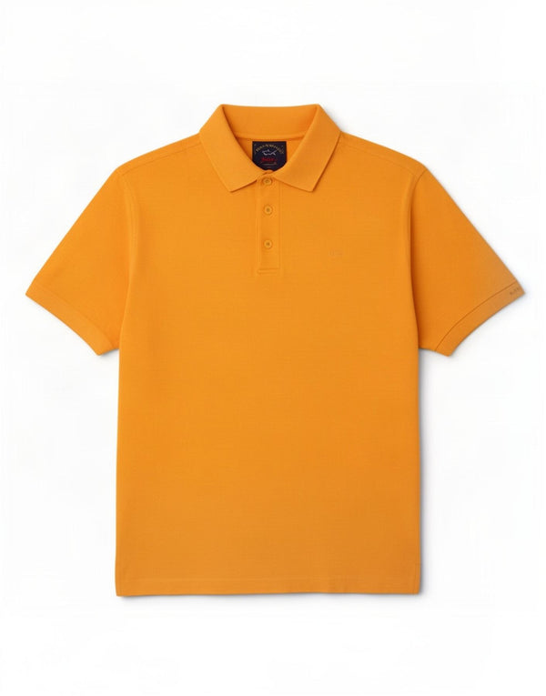Paul & Shark Mens Polo Shirt Small Yellow Cotton