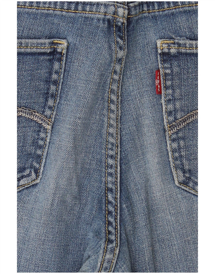 Blugi slim pentru femei Levi's cu talie medie US 8 Medium W28 L28 Bumbac albastru
