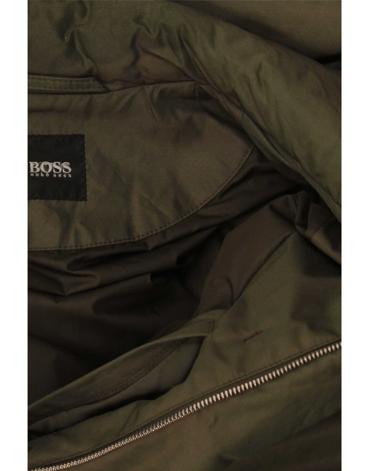 Palton pentru bărbați Hugo Boss UK 40, verde mare