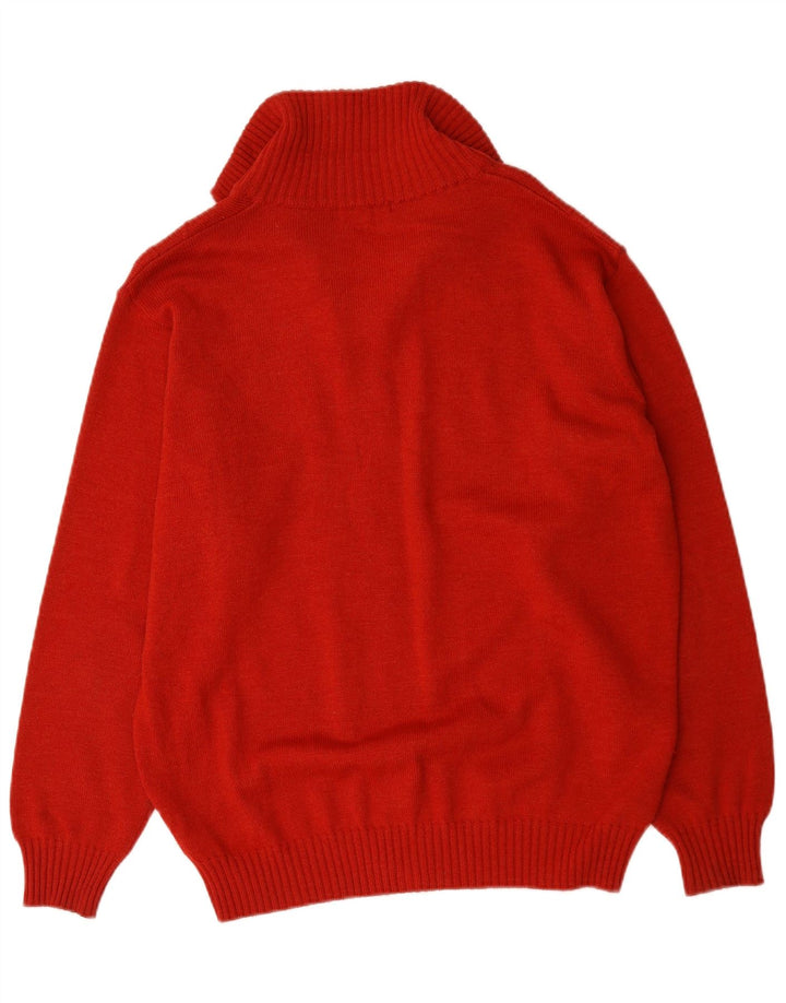 Pulover cardigan pentru bărbați Pierre Cardin, lână roșie mare