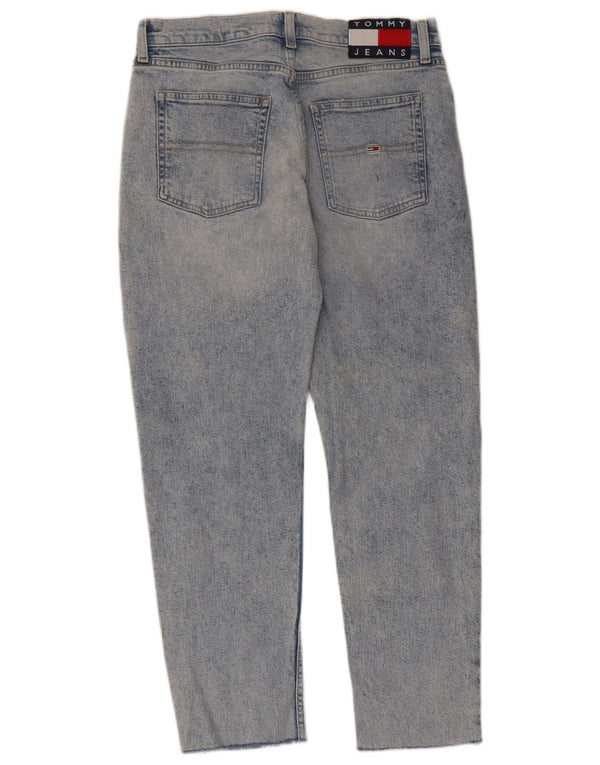 TOMMY HILFIGER Blugi drepti pentru femei W28 L26 Bumbac albastru