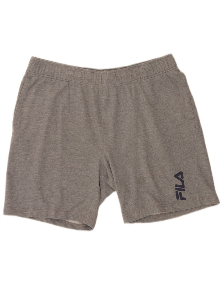 Pantaloni scurți sport Fila pentru bărbați XL, gri pătat