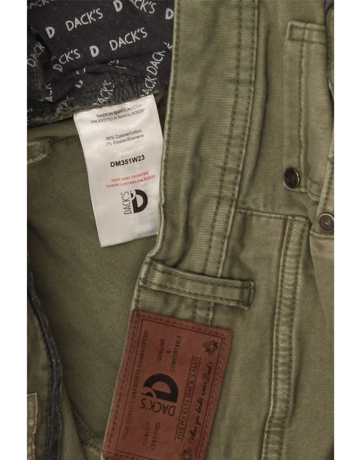 Blugi subțiri pentru bărbați Dack's IT 50 Large W34 L30 Kaki Bumbac