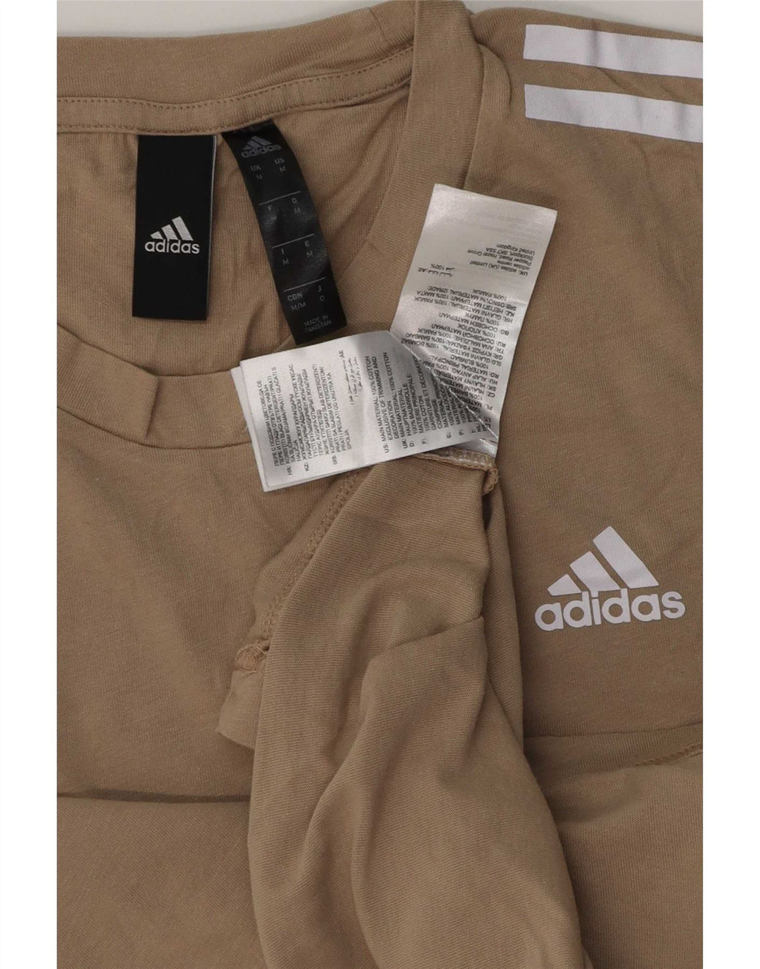 Tricou Bărbați Adidas Top Mediu Bej Bumbac
