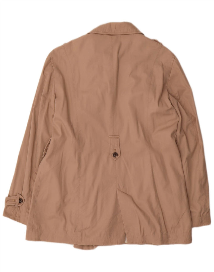 Trenci pentru femei Zara UK 16 mare, bej, bumbac