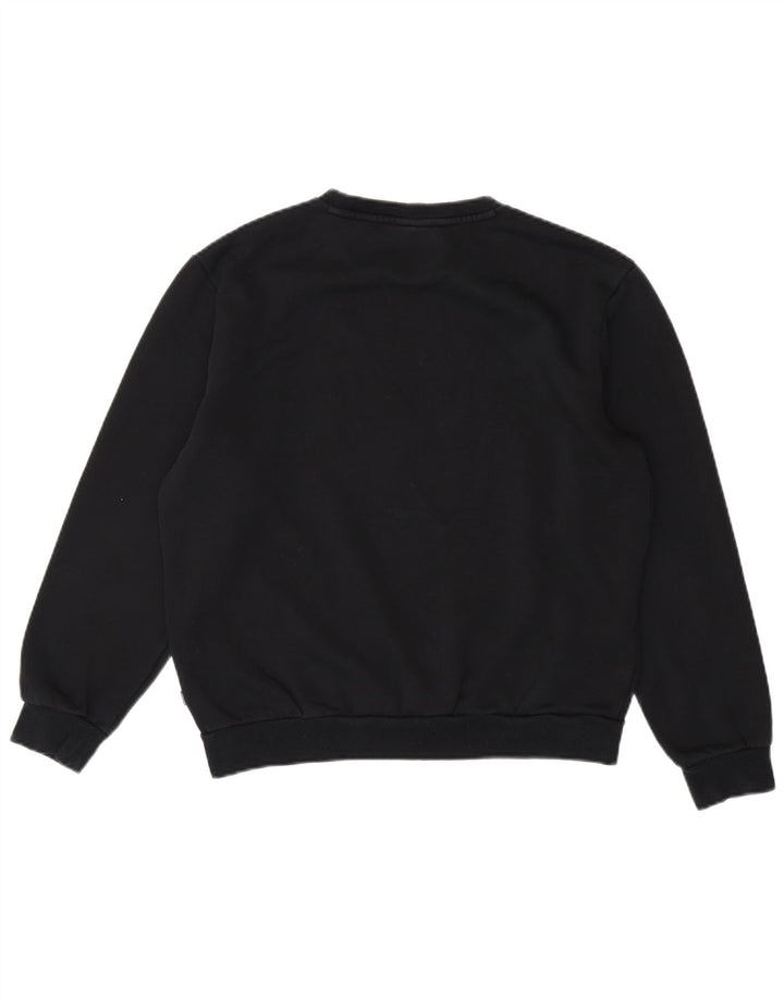 PUMA Mens Graphic Sweatshirt Jumper Medium Black Cotton