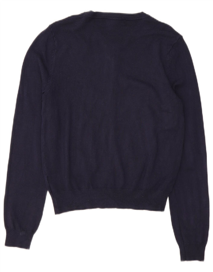 Pulover cardigan pentru femei Marks & Spencer UK 12 mediu bleumarin