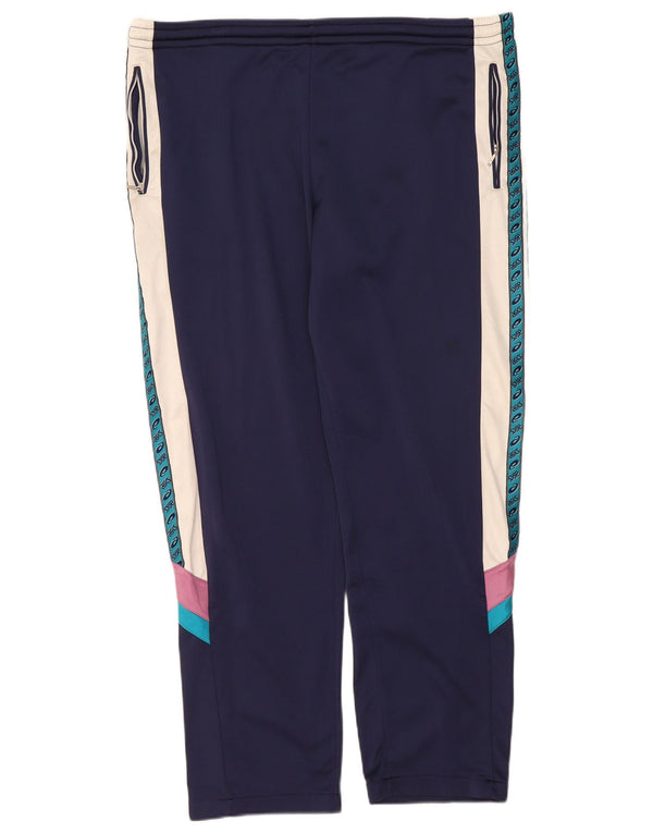 Pantaloni de trening grafic Asics pentru bărbați IT 52 XL, albastru bleumarin, color block