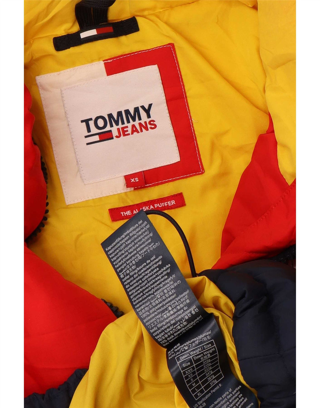 Geaca captusita cu grafica Tommy Hilfiger pentru barbati UK 34 XS Multicolor