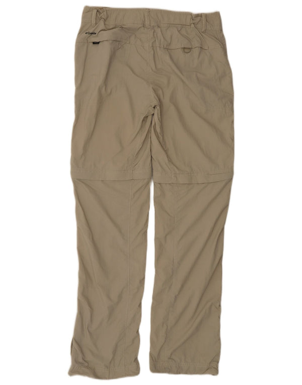 COLUMBIA Pantaloni cargo obișnuiți pentru femei US 8 Medium W30 L31 Bej Nailon