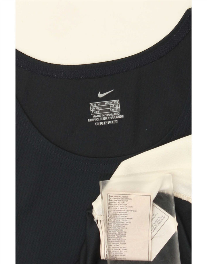 Vest Vest Top Dri Fit Nike pentru bărbați, mediu bleumarin, poliester color bloc