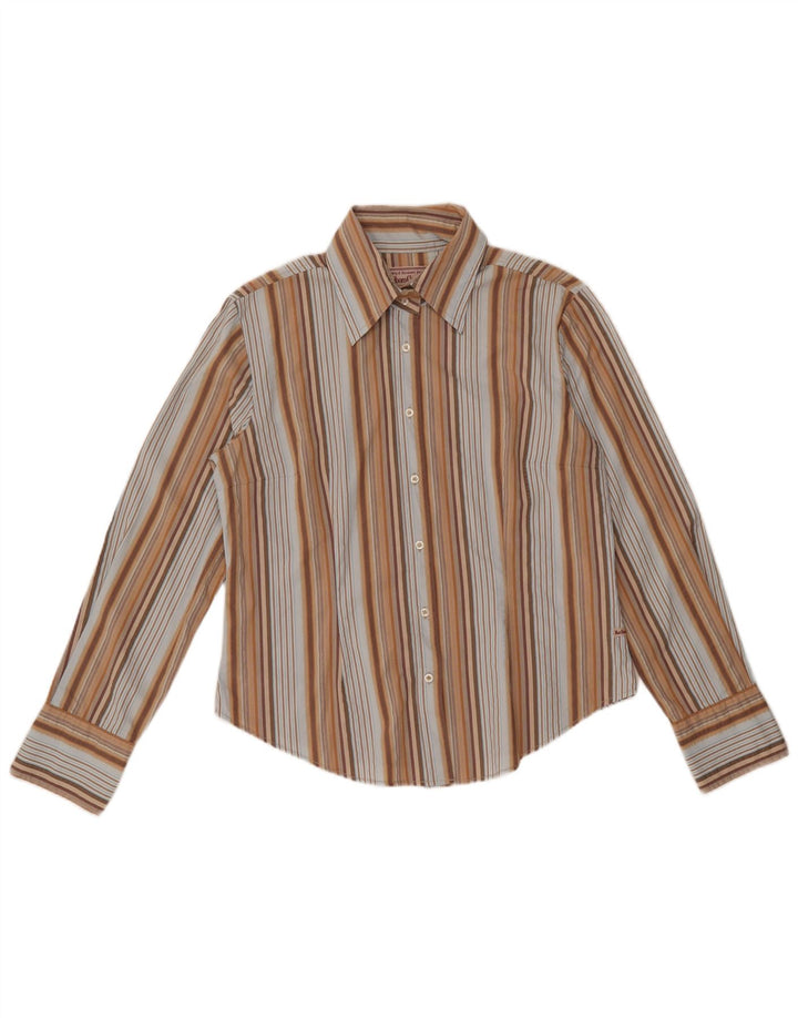 Cămașă Slim Fit pentru femei MARLBORO CLASSICS UK 18 XL, cu dungi multicolore