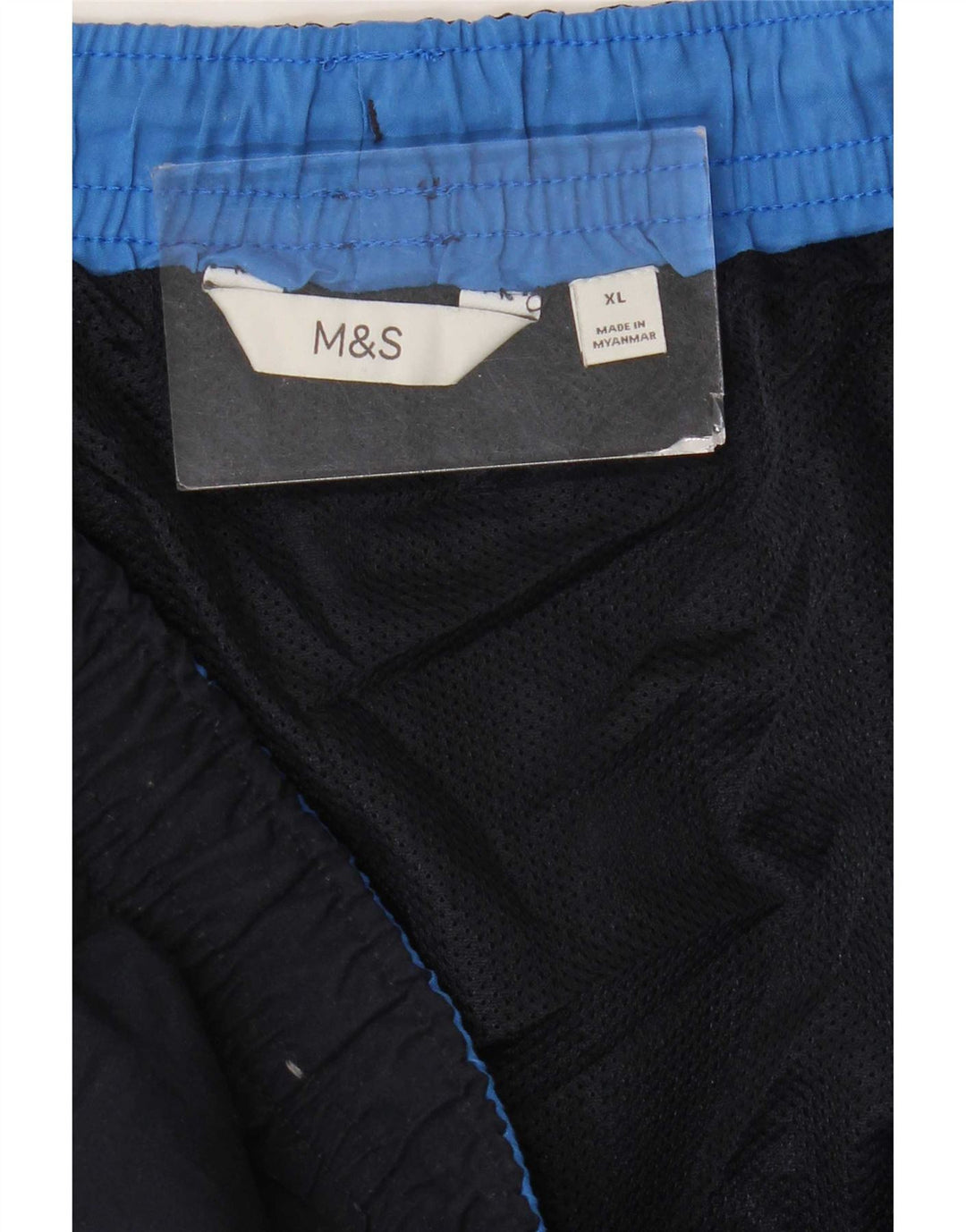 Pantaloni scurți de înot pentru bărbați Marks & Spencer, XL, poliester bleumarin