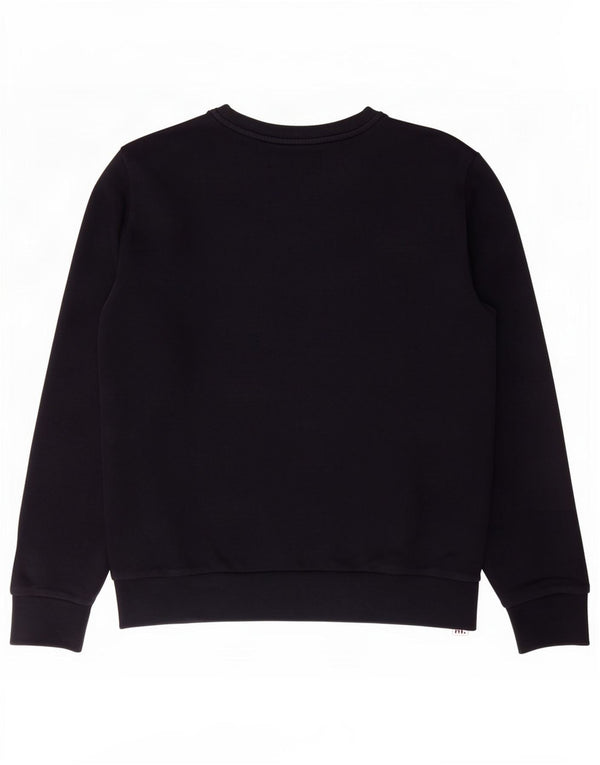 Calvin Klein Jeans Pulover cu grafic pentru femei UK 14 Medium Bleumarin