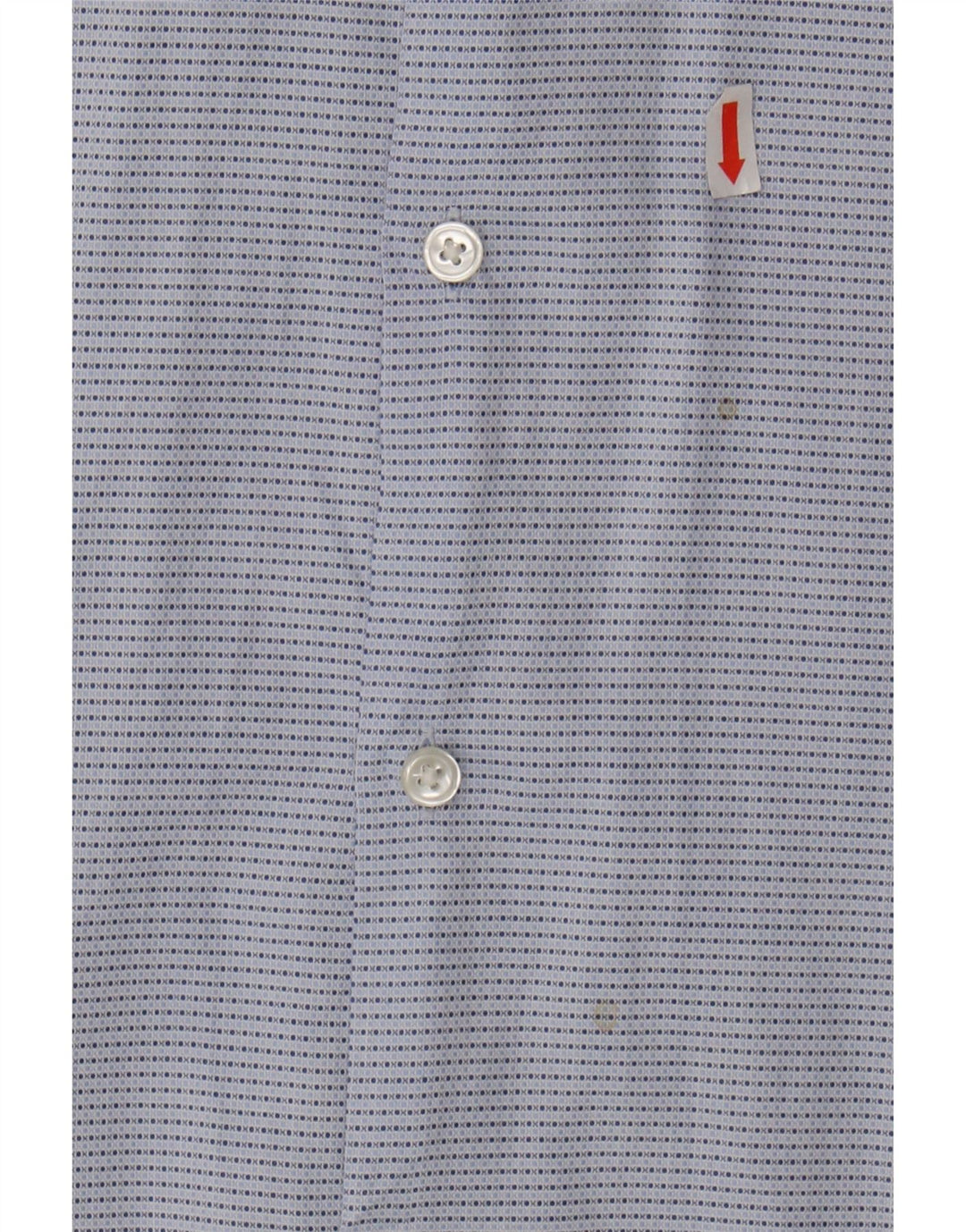 HUGO BOSS Mens Sharp Fit Shirt Size 15 1/2 Medium Blue Check Cotton