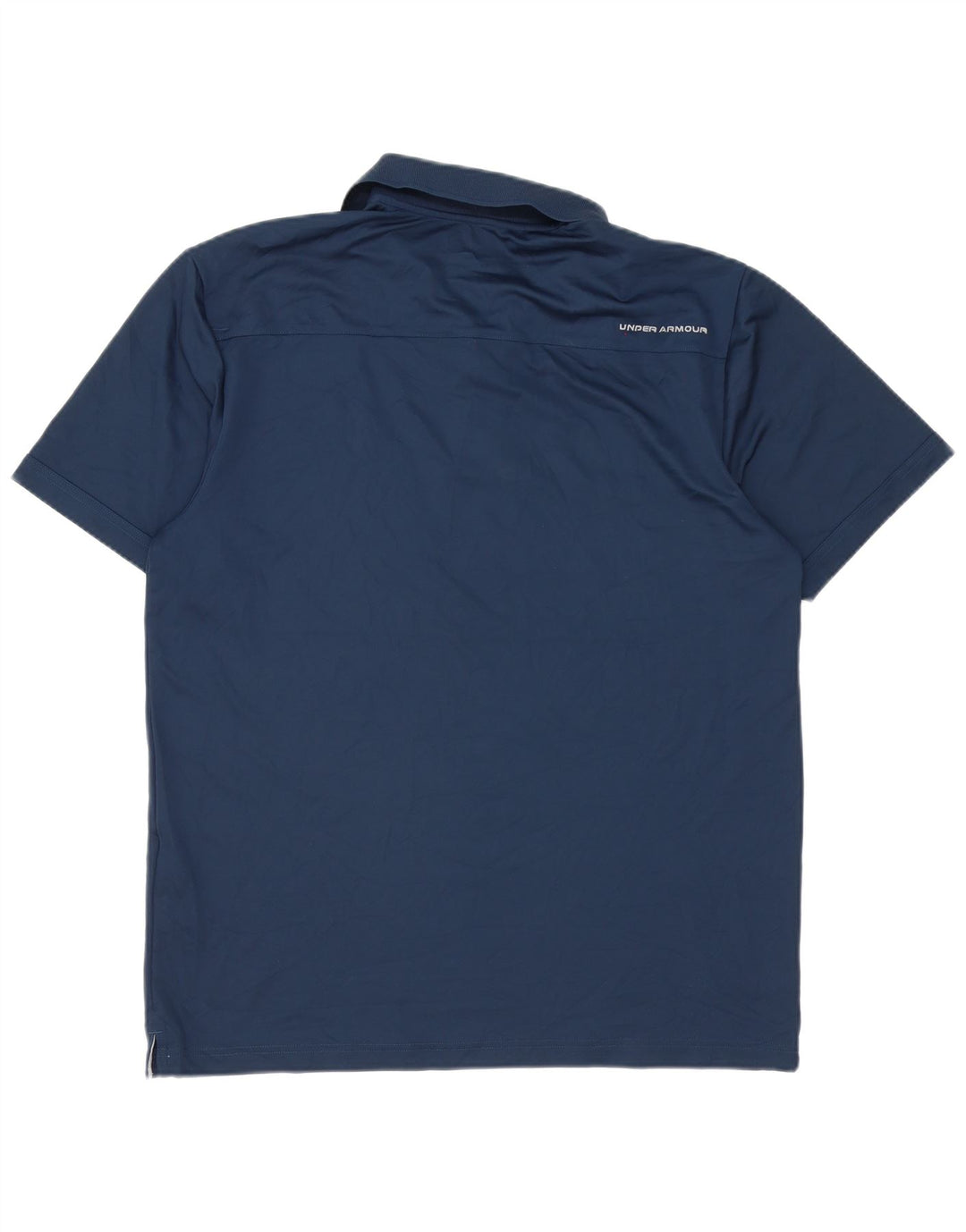 Tricou polo Under Armour pentru bărbați Heat Gear, mare, poliester, albastru