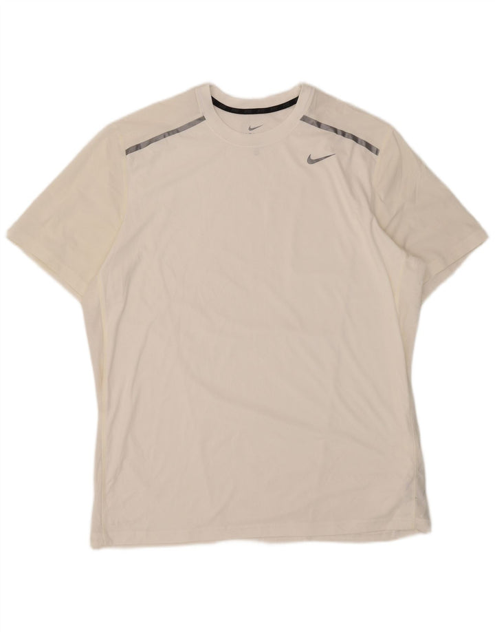 Tricou Nike Dri Fit pentru bărbați Top XL Poliester alb