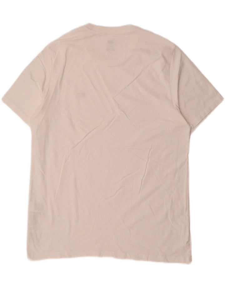 Tricou standard pentru bărbați Levi's Top mare din bumbac alb