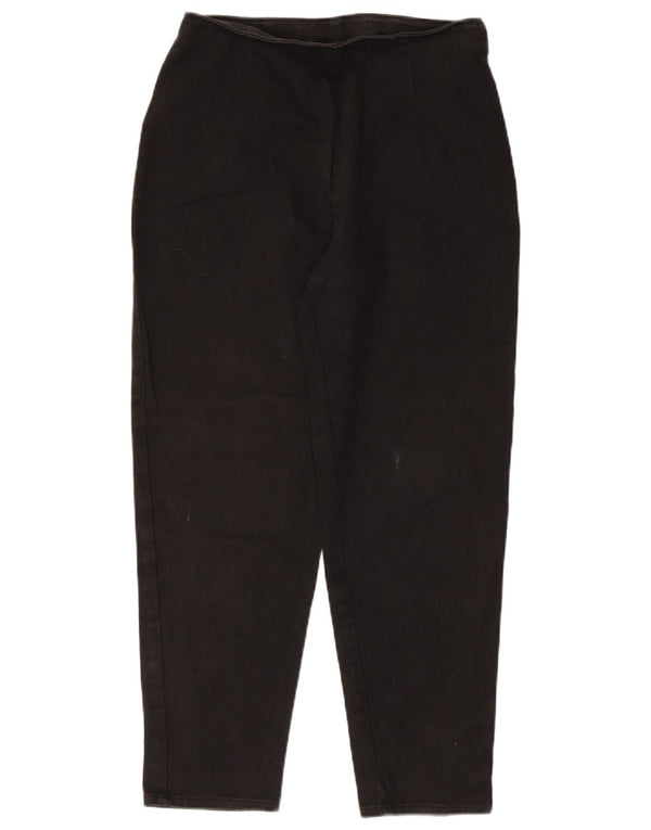 Pantaloni tăiați pentru femei Marks & Spencer UK 14 Medium W28 L25 Negru