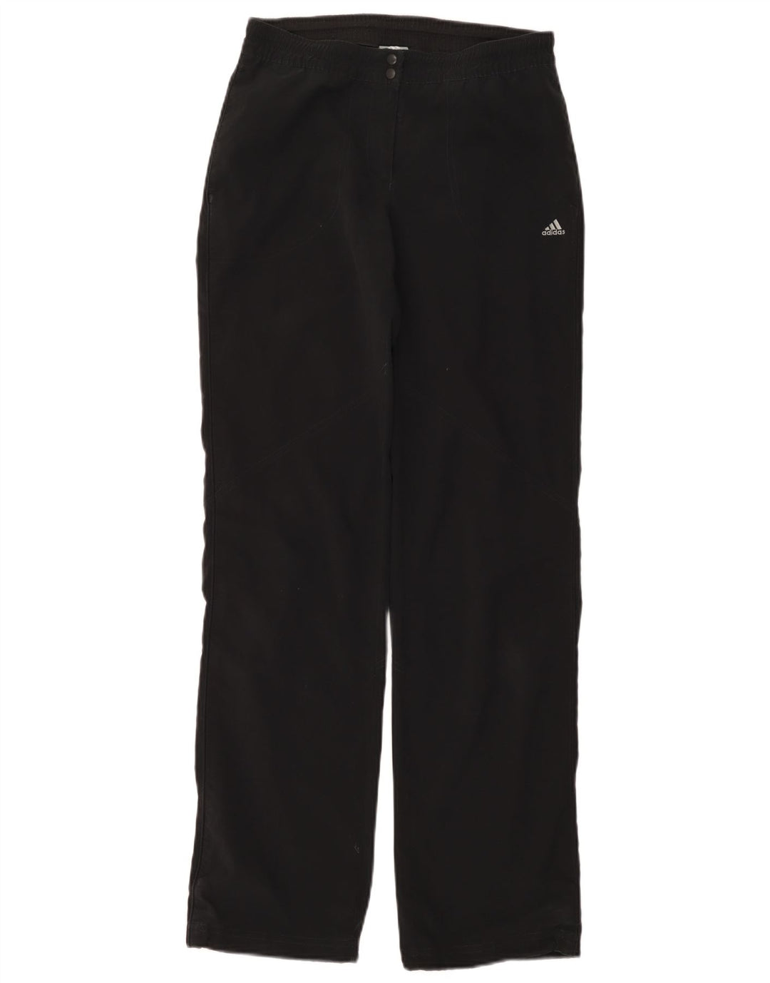 Pantaloni de trening Adidas Climalite pentru femei UK 8 Poliester negru mic