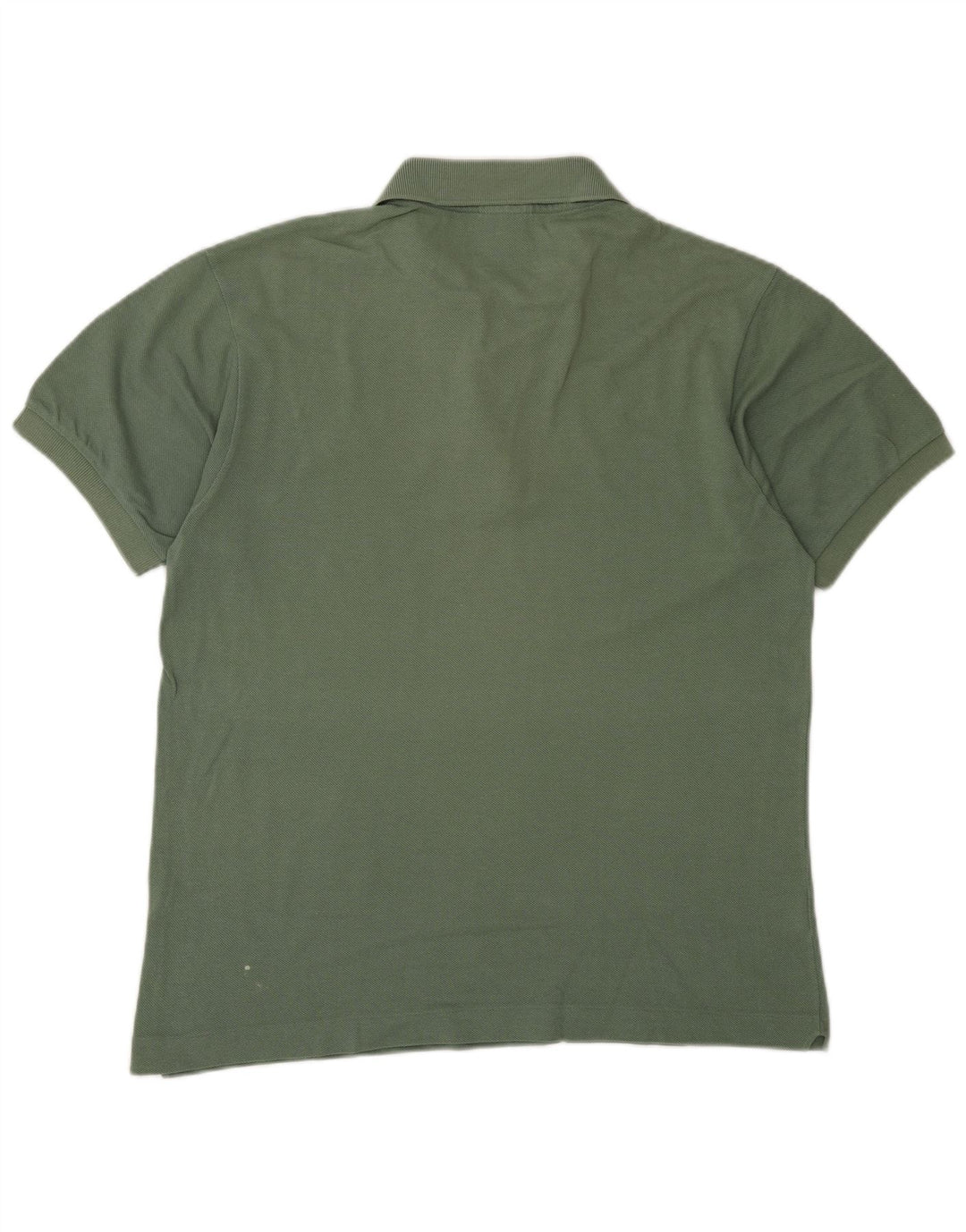 Tricou polo Lacoste pentru bărbați, mărimea 4, bumbac verde mediu