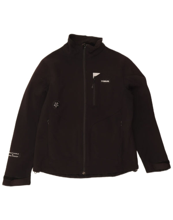 Jachetă de vânt pentru femei Brugi UK 10 Poliamidă neagră mică